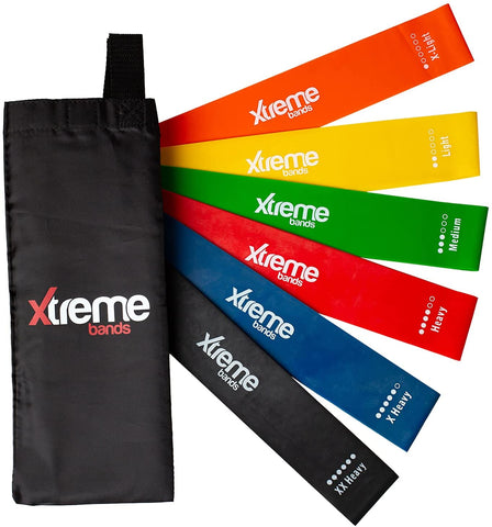 Xtreme Bands Resistance Loops | 6 Level Set: X-Light through XX-Heavy